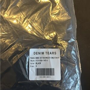 Denim Tears Black Sweatshirt